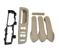Wivplex Inside Door Handle Armrest Grab Panel & Bracket, for Bora, for Golf, 4 MK4 For 1J0867171A 1J4867179A 3B1867171E Replacement Cabin Door Handle(Kit 002 Beige)