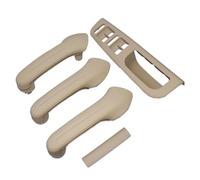 Wivplex Inside Door Handle Armrest Grab Panel & Bracket, for Bora, for Golf, 4 MK4 For 1J0867171A 1J4867179A 3B1867171E Replacement Cabin Door Handle(Kit 001 Beige)