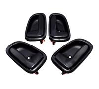 Wivplex Inside Inner Door Handle Front Rear Left Right, for Corolla, for Geo Prizm 1.8L .6L69206-12130,69205-12130 1993 1994 1995-1997 Replacement Cabin Door Handle(Black A Set 4 Pcs)