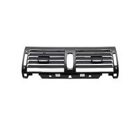 Wivplex Interior Dash Front Center Left Right Air Conditioner Panel Rear AC Vent Grille Outlet Cover, for, X5 X6 E70 E71 E72 2007-2013 Car Air Vent Grille(BLACK Middle)