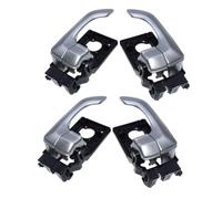 Wivplex Interior Door Handles Front Rear Left Right, for Kia, Optima 2.4L 2006 2007 2008 82610-2G000 82620-2G000 826102G000 826202G000 Replacement Cabin Door Handle(A Set 4 Side Silver)