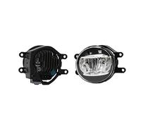 Wivplex Led Fog Light, for Toyota, Camry, for Corolla, for RAV4, AXIO, for Lexus, Daytime Running Lamp Daylight Assembly Relay Wire 12V Car Front Fog Light Assembly(Black NO WIRES SWITCH)