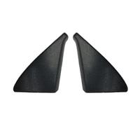 Wivplex Left Right ABS Door Mirror Cover Trim Panel Mount Triangle NO Clips, for VW, for Golf, for Jetta GTI GLI MK2 191837993 191837994 Side Mirror Triangle Cover(Wood Grain B 1 Pair)