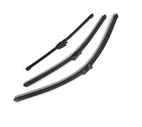 Wivplex LHD 24in 19in 11in Front Rear Window Windshield Windscreen Wiper Blades Set Kit, for VW, for Passat, for B6 2005-2010 Front Wiper Blade