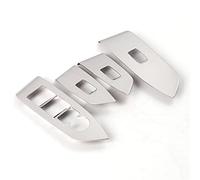 Wivplex LHD Inner Door Armrest Window Lift Switch Frame Trim Sticker Chrome, for Mazda, CX-5 CX5 CX 5 2017 2018 Window Switch Trim Panel(STAINLESS STEEL SL)