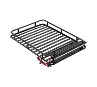 Wivplex Luggage Carrier Roof Rack With LIGHT Light Bar TRX4 SCX10, for RC4WD, GEN8 Axial SCX10 III Fine Workmanship Toy Car Roof Rack(Type 2)