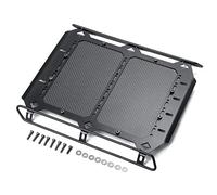 Wivplex Metal Luggage Carrier Roof Rack With Carbon Fiber Board 1/10 RC Crawler, for Traxxas, TRX6 G63 TRX4 G500 Toy Car Roof Rack