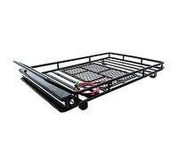 Wivplex Metal Roof Rack Luggage Carrier With 36 Spotlight Bar 1/10 RC Car Trx4, for RC4WD, Cherokee Wrangler, for Axial, Scx10 Toy Car Roof Rack(Without light)