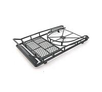 Wivplex Metal Roof Rack With Light And Tire 1:10 RC Rock Crawler Scx10ii 90046 90047 Scx10 D90, for Jeep, Wrangler, for Traxxas, Trx4 Toy Car Roof Rack