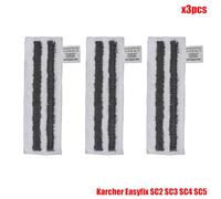 Wivplex Microfibre Steam Mop Pads Cover for EasyFix SC2 SC3 SC4 SC5 Handheld Vacuum Cleaner Parts Brush Head Glass Scraper Steam Cleaner Accessories(Set16)