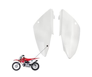 Wivplex Modified CRF 70 Plastic Rear Side Fender Cover Mud Guard Fairing Kit CRF70 XR Dirt Pit Bike Spare Parts Fairing Shell(WHITE)