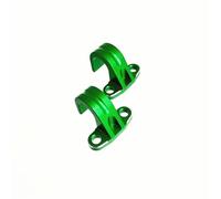Wivplex Motorcycle Accessories 2pcs Rear Brake Line Hose Cable Guide Clamp, for Yamaha, WR 250 250FK 250FX 250F 250Z 400F 450F 500 426F Motorcycle Brake Hose Clamp(Green)