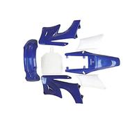 Wivplex Motorcycle Covering Mudguard ABS Fairing Cover Full Fender Sticker Guard, for Apollo, Orion 49cc 110cc 125cc 150cc 250cc Motorcycle Fender(Blue)