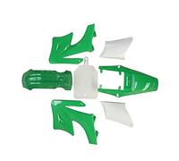 Wivplex Motorcycle Covering Mudguard ABS Fairing Cover Full Fender Sticker Guard, for Apollo, Orion 49cc 110cc 125cc 150cc 250cc Motorcycle Fender(Green)