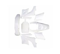 Wivplex Motorcycle Covering Mudguard ABS Fairing Cover Full Fender Sticker Guard, for Apollo, Orion 49cc 110cc 125cc 150cc 250cc Motorcycle Fender(White)