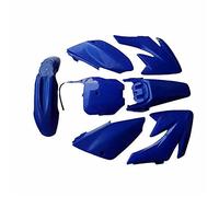 Wivplex Motorcycle Dirt Bike Body ABS Fender Guard Fairing Body Cover Kits Fenders Panels Mudguard Covers CRF70 70CC Motorcycle Fender(Blue)