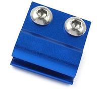 Wivplex Motorcycle Front Brake Hose Cable Clamp Aluminum Blue, for CRF125R/150R/250R/250X/250RX/450R/450X/450RX/450L/450RL Motorcycle Brake Hose Clamp