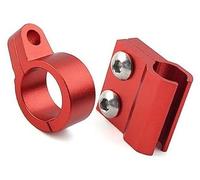 Wivplex Motorcycle Front Brake Hose Cable Clamp Line Guide Holder Red, for CR80R/85R, CR125R/250R, CRF150R-450R Aluminum Motorcycle Brake Hose Clamp