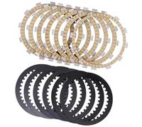 Wivplex Motorcycle Full Clutch Friction Plates Steel Plate Kits, for Chief Chieftain Classic Vintage Roadmaster Springfield bike clutch plate part