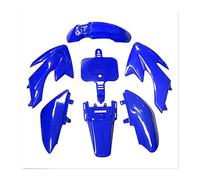 Wivplex Motorcycle Full Fairing Body Cover Kits Enduro ABS Fender Mudguards XR CRF 50 SSR SDG Pitster Pro 50cc 70cc 110cc Motorcycle Fender(Blue)