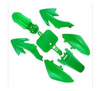 Wivplex Motorcycle Full Fairing Body Cover Kits Enduro ABS Fender Mudguards XR CRF 50 SSR SDG Pitster Pro 50cc 70cc 110cc Motorcycle Fender(Green)