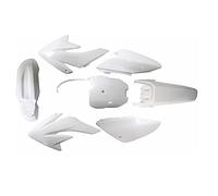 Wivplex Motorcycle Mudguards Panels Plastics Fairing Fender Body Cover Kits CRF70 150cc 160cc 200cc PIT Dirt Bike Motorcycle Fender(4 white 3 white)