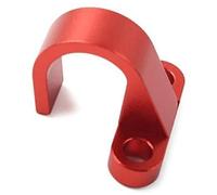Wivplex Motorcycle Rear Brake Hose Cable Clamp Aluminum Line Guide Holder Red, for YZ80/85/125/125X/250/250F/250X/426F/450F/250FX/450FX, TTR250, WR250/500/450F/250F/400F Motorcycle Brake Hose Clamp
