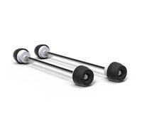 Wivplex Motorcycle Rear Front Axle, fork Crash Slider, for Aprilia, for Tuono V4 2011~2023 Wheel Crash Slider Protector Motorbike Crash Bar Motorcycle Fork Crash Protector(Black)