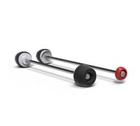 Wivplex Motorcycle Rear Front Axle, fork Crash Slider Wheel Crash Slider Protector, for Aprilia, for Rsv4, for Factory 2009~2023 Motorbike Crash Bar Motorcycle Fork Crash Protector(Red)