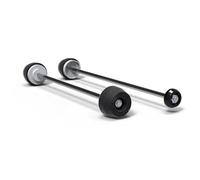 Wivplex Motorcycle Rear Front Axle, fork Crash Slider Wheel Crash Slider Protector, for Aprilia, for Rsv4, for Factory 2009~2023 Motorbike Crash Bar Motorcycle Fork Crash Protector(Black)