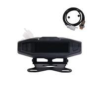 Wivplex Motorcycle Speedometer Instrument Odometer Tachometer Dashboard Oil Gauge LCD Digital Dash Indicator Russian KR200 KR 200 Bike Speed Tracking Gauge(D)