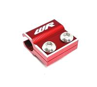 Wivplex Motorcycle WR Logo Front Brake Lines Hose Clamp Cover Accessories, for Yamaha, WR250R WR250X WR450F WR250F 250R 250X 250F 450F Motorcycle Brake Hose Clamp(Red)