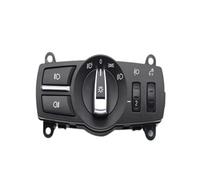 Wivplex Multifunctional Car Front Head Lamp Headlight Switch Assembly, for BMW, 5 6 7 Series X3 X4 F10 F11 F07 F06 F01 F25 F26 61319192744 Easy Installation Headlight Switch Replacement(BLACK Model C)