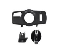 Wivplex Multifunctional Car Front Headlight Rotary Switch Headlamp Button Cover Panel Replacement, for BMW, 5 6 7 Series X3 X4 F10 F11 F07 F06 F01 F25 F26 Easy Installation Headlight Switch Replacemen