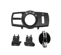 Wivplex Multifunctional Car Front Headlight Rotary Switch Headlamp Button Cover Panel Replacement, for BMW, 5 6 7 Series X3 X4 F10 F11 F07 F06 F01 F25 F26 Easy Installation Headlight Switch Replacemen