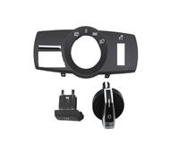 Wivplex Multifunctional Car Front Headlight Rotary Switch Headlamp Button Cover Panel Replacement, for BMW, 5 6 7 Series X3 X4 F10 F11 F07 F06 F01 F25 F26 Easy Installation Headlight Switch Replacemen