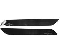 Wivplex No.6314717999163147179992 Bumper Reflector, for, X6 2008-2014 Front Left Right Side MarkerDurable ABS 1Pair Black Rear Bumper Reflector