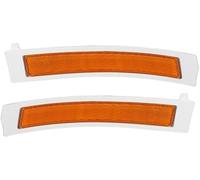 Wivplex No.6314719962763147199628 Car Bumper Reflector, for, 535i GT 2010-2017 Front Side Marker Durable ABS 1 Pair Yellow Rear Bumper Reflector