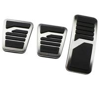 Wivplex Pedal Pad, for Mitsubishi, for Pajero, for Shogun, for Montero V20 V60 V73 V77 V80 V87 V93 V97 1991~2021 Brake Pedal Pad AT MT Car Foot Pedal Car Clutch Pedal(BLACK 3PIECES)