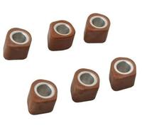 Wivplex Racing Variator Roller Weights 16x13mm, for 50cc 4T Scooter Models 4g 5.5g 6g 7g Pulley Weight Roller Set(BLACK 16x13mm 4g)