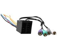 Wivplex Radio Stereo Wire Harness WAMP Amplifier Integration Connector RCA Jack Adapter, for, 1990-2004, for Volkswagen, 1990-2001, for, 1996-2004, for Land, for Rover, 1999-2004 Radio Adapter Cable