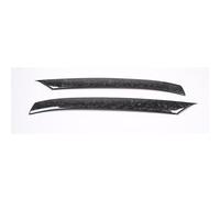 Wivplex Real Carbon Fiber Car Front Windshield A-Pillar Panel Cover Trim Stickers, for Chevrolet, for Corvette C8 Stingray Z51 Z06 2020-2023 Windshield A-Pillar Trim(Dark Grey)