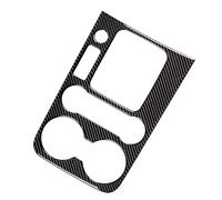Wivplex Real Carbon Fiber Car Interior Center Control Gear Shift Panel Water Cup Holder Cover Frame Trim, for VW, for Touareg, 2011-2018 Window Switch Trim(B)
