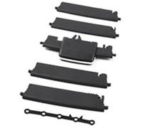Wivplex Rear Air Conditioner Back Ac Vent Grille Outlet Tab Clip Slider Repair Kit, for Mercedes, for Benz, M GL ML GLE GLS W166 W292 2011-2018 1668300554 Car Air Vent Clip(BLACK Rear Left)