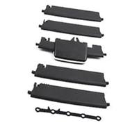 Wivplex Rear Air Conditioner Back Ac Vent Grille Outlet Tab Clip Slider Repair Kit, for Mercedes, for Benz, M GL ML GLE GLS W166 W292 2011-2018 1668300554 Car Air Vent Clip(BLACK Rear Right)