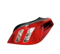 Wivplex Rear Brake Lights Car Tail Light Rear Bumper Turn Signal Fog Lamp, for Peugeot, 508 2011-2014 Taillight Assembly Car Parts Rear Tail Light Rear Light Assemblies(BLACK Left)(BLACK Right)
