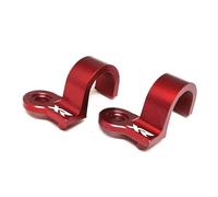 Wivplex Rear Brake Line Hose Cable Guide Clamp XR250L XR250R XR400R XR600R XR650L XR650R XR 250L 250R 400R 600R 650L 650R Motorcycle Brake Hose Clamp(Red)