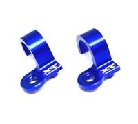 Wivplex Rear Brake Line Hose Cable Guide Clamp XR250L XR250R XR400R XR600R XR650L XR650R XR 250L 250R 400R 600R 650L 650R Motorcycle Brake Hose Clamp(Blue)