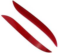 Wivplex Rear Bumper Reflector, Left and Right Reflective Marker Lamp Light, for, E60 E61 Facelift LCI 2008-2010, Red Rear Bumper Reflector