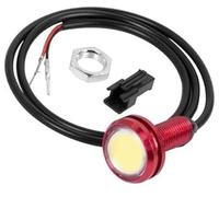 Wivplex Rear Light And Front Lights Deck Lamp, for Kugoo, G-Booster Electric Scooter Spare Parts Kickscooter LED Light Bulb Accessories Scooter Front Led Light(BLACK 1/4)
